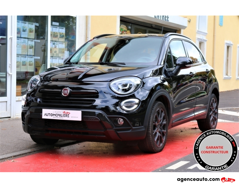Achat voiture occasion, Auto occasion pas cher | Agence Auto Fiat 500X X FL 1.0 4x2 S-Design 120ch (CarPlay, Keyless Go, Caméra...) Noir Année 2019 Manuelle Essence